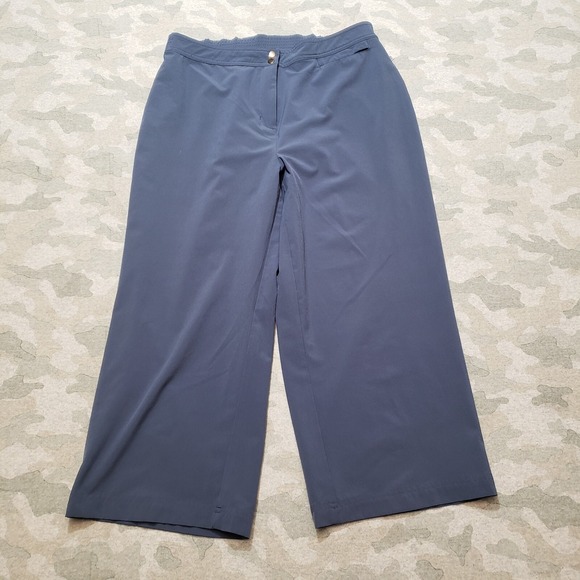 Chico's Pants - Chico's Pants Womens 1 Blue Crop Lightweight